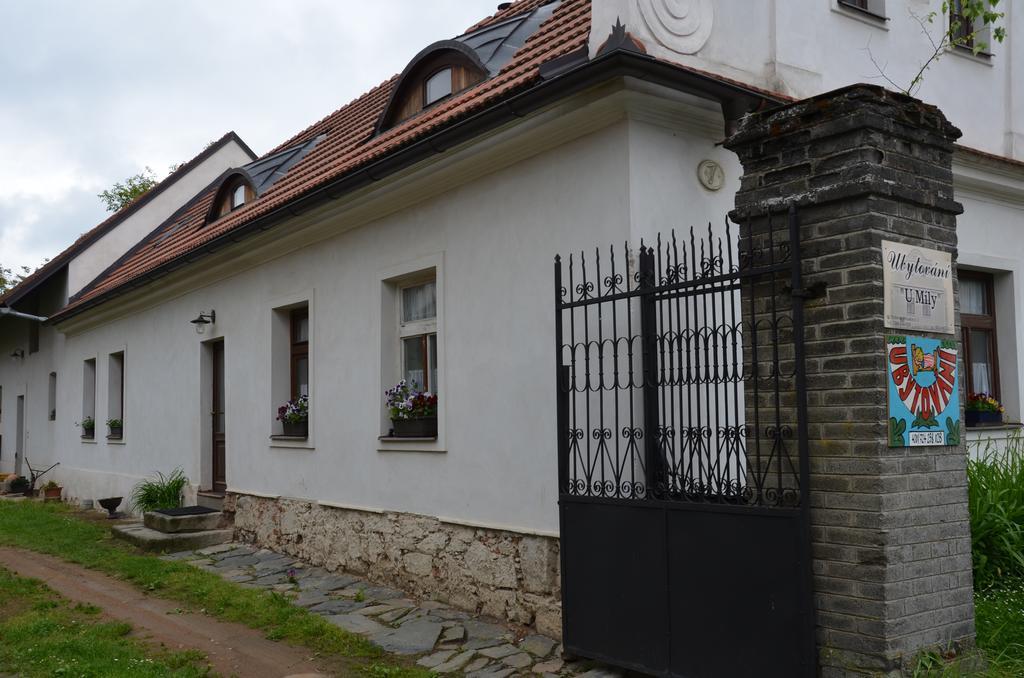 Ubytování Hrusice Exterior foto